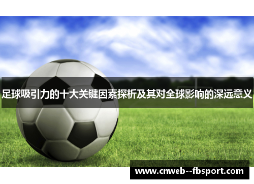 足球吸引力的十大关键因素探析及其对全球影响的深远意义